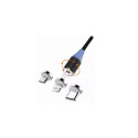 Msonic MLU651 3-in-1 data transfer and charging cable | USB-A to Micro USB, USB-C, Lightning | 10W |