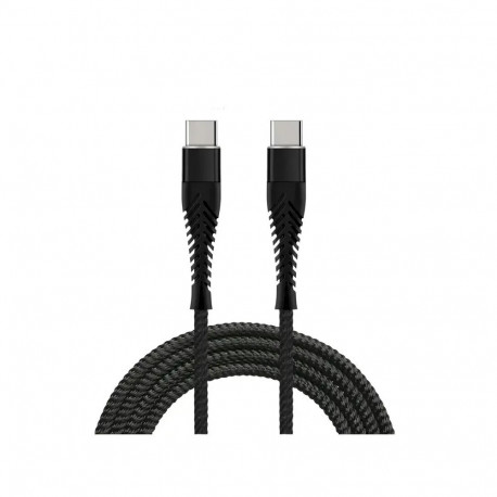 Fusion Fishbone USB-C to USB-C cable 65W | 3A | 1.5m black