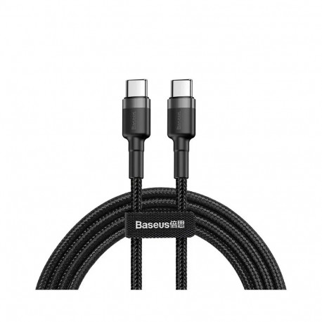 Baseus Halo data transfer and charging cable | USB-C to USB-C | 60W | 2m | black