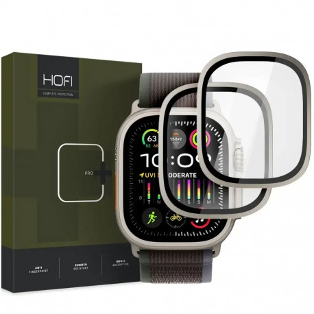HOFI GLASS RING 2-PACK APPLE WATCH ULTRA 1 | 2 (49 MM) TITANIUM TEMPERED GLASS