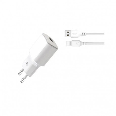 XO L73 travel charger | 12W | USB-C | with USB-C cable included | white