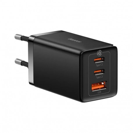 Baseus GaN5 Pro travel charger | 65W | GaN | USB-C, USB-A | black