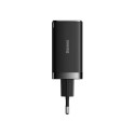 Baseus GaN5 Pro travel charger | 65W | GaN | USB-C, USB-A | black