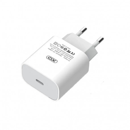 XO L40 reisilaadija | 18W | PD | USB-C | valge