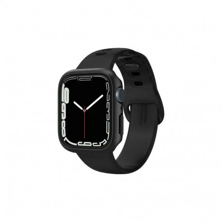 Spigen Thin Fit nutikella ümbris Apple Watch 7/8 (45 mm) jaoks | must