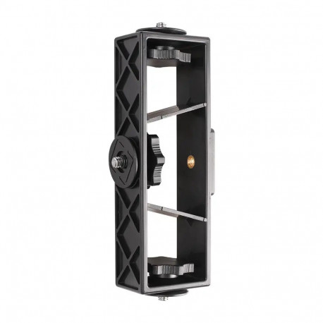 Fusion tripod or selfie stick additional holder for multiple devices