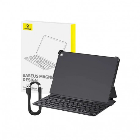 Baseus Brilliance raamatutüüpi ümbris klaviatuuriga iPad must