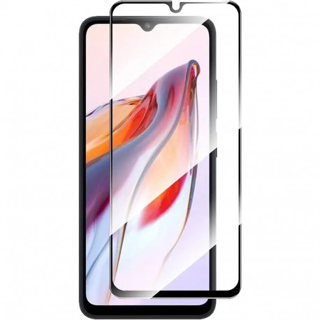 HOFI Fusion full glue 5D tempered glass with frame for phone Xiaomi Redmi 10C | Xiaomi Redmi 12C bla