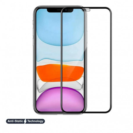 Fusion Anti-Static tempered glass for phone iPhone 14 Plus black