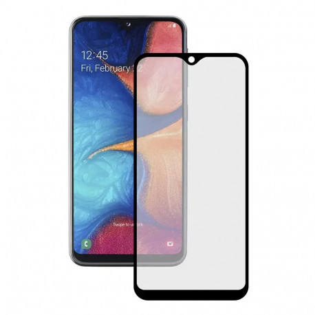 Goodbuy tempered glass full coveraged with frame for phone Samsung Galaxy A20E black