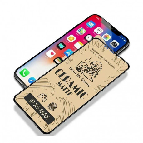 HOFI Fusion Matte Ceramic cover tempered glass for phone Samsung Galaxy A03S black