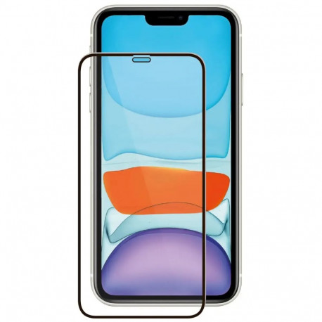 Fusion 5D full cover tempered glass for phone iPhone 13 Mini black