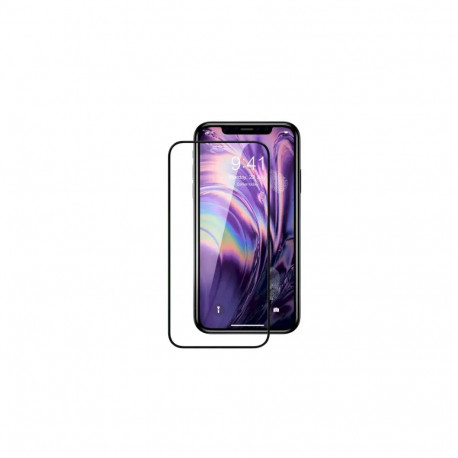 Fusion full cover tempered glass for phone iPhone XS black