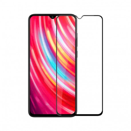 Fusion Full Glue 5D karastatud klaas raamiga, mis katab kogu ekraani, telefonile Xiaomi Redmi Note 8