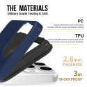 Vmax Triangle case for iPhone 16 Pro Max 6,9" navy blue