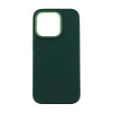 Fusion Frame back case silicone for Apple iPhone 15 Plus green