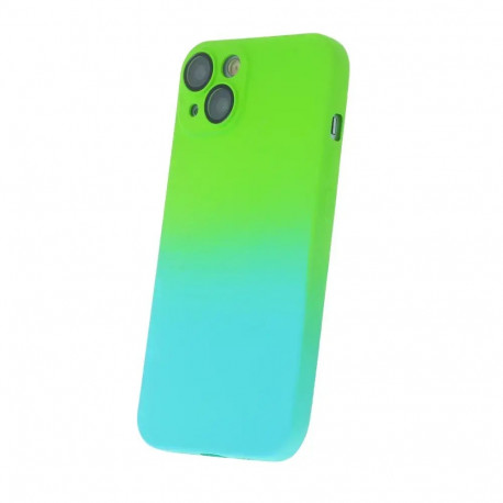 Fusion Neogradient 3 back case silicone for Apple iPhone 12 Pro green blue