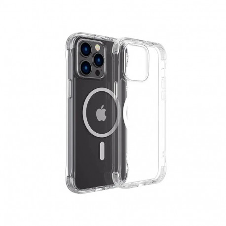 Joyroom JR-14H5 läbipaistev magnetiline kaitseümbris Apple iPhone 14 6.1 " jaoks konksudega alusega 
