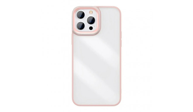 Baseus Crystal Transparent Case for iPhone 13 Pro (pink)