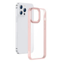 Baseus Crystal Transparent Case for iPhone 13 Pro (pink)