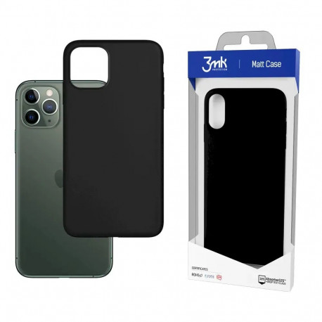 3mk Matt telefoni ümbris iPhone 12 | iPhone 12 Pro must