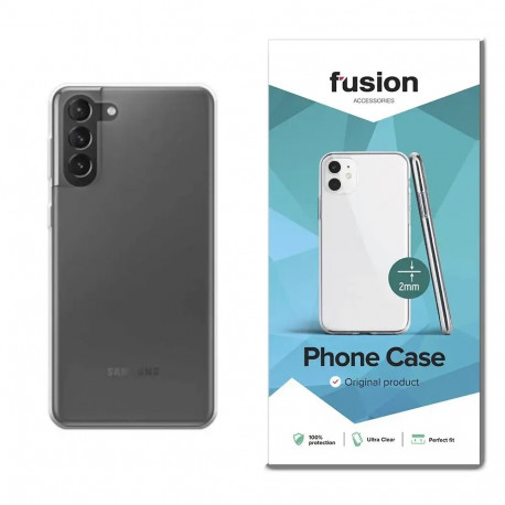 Fusion Ultra Clear Series 2 mm telefoni ümbris Samsung Galaxy S21+ (G996) läbipaistev
