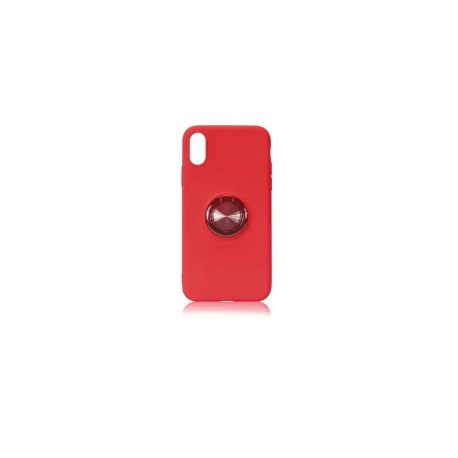Fusion ring slicone case with magnet for Apple iPhone 12 | 12 Pro red