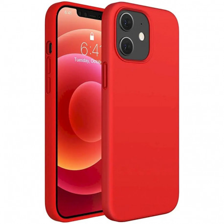 Fusion Elegance Fibre Protect Silicone Case For Apple iPhone 12 Pro Max Red
