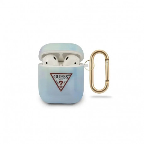 Guess GUACA2TPUMCGC02 AirPods cover blue Tie & Dye Collection