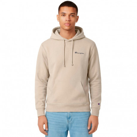 Bluza męska Champion Hooded Sweatshirt beżowa 221791 MS041 L