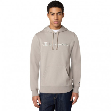 Bluza męska Champion Hooded Sweatshirt beżowa 220782 ES035 M