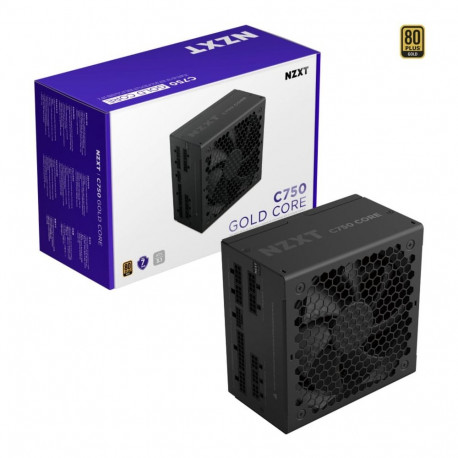 C750 GOLD CORE toiteplokk 1x 12-Pin High Power GPU 3x PCIe kaablijuhtimine 750W, must