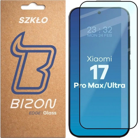Kaitseklaas Bizon Xiaomi 17 Ultra/17 Pro Max Edge 2, must