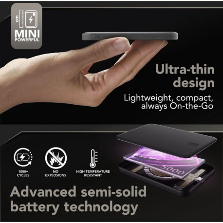 Akupank Cellular Line QI2 25W 5000mAh