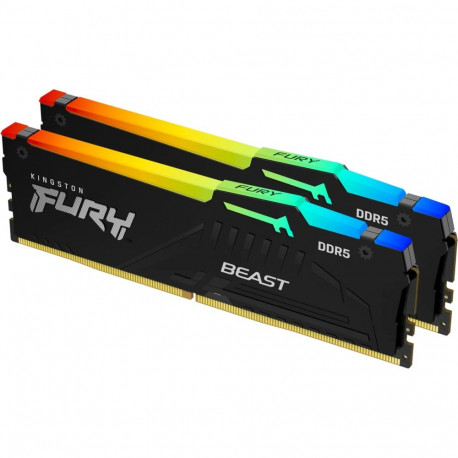 Lauaarvuti mälu Kingston DDR5 2 x 32GB 6000C36 FURY Beast RGB