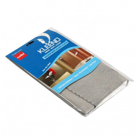 Cello Kleeno microfiber glass cloth | gray