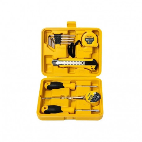 DELI TOOLS household tool Set 11pcs|set Yellow