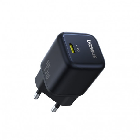Baseus seinalaadija PicoGo 45W 3A 1xUSB-C P10176800123-00 6932172678364, must