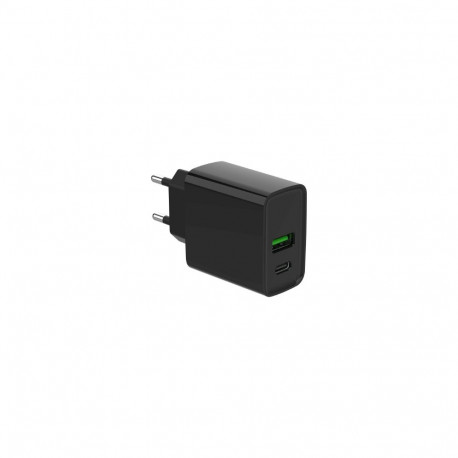 Power Delivery USB-A USB-C 20W must laadija