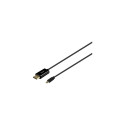 Savio CL-207 USB cable 2 m USB C Black