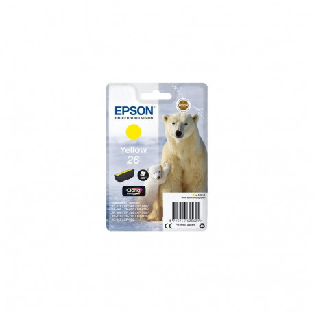 Epson Polar bear Singlepack Yellow 26 Claria Premium Ink