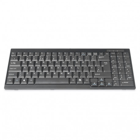 "Tastatur fr TFT-Konsolen schwarz, Kabel, britisch"