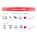 "Equip Kabel USB-C3.2->C Gen1 PD60W St/St 0.50m weiß"