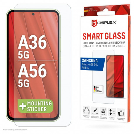 Displex kaitseklaas Samsung Galaxy A56/A36 kriimustuskindel ultraõhuke mustust hülgav