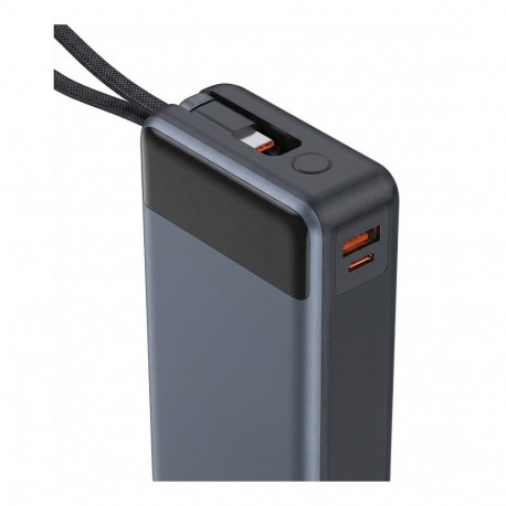 Canyon akupank OnPower 600 20000mAh PD65W koos kaabliga, tumehall