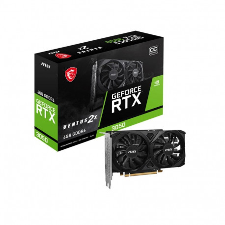 Graphics Card|MSI|NVIDIA GeForce RTX 3050|6 GB|GDDR6|96 bit|PCIE 4.0 16x|Dual Slot Fansink|2xHDMI|1x