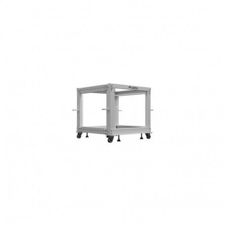 Lanberg avatud püstik 19inch 9U 600X600-1100 reguleeritav, hall