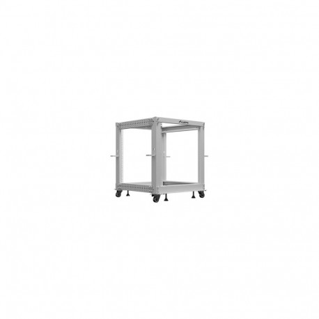 Lanberg avatud püstikraam 19inch 12U 600X600-1100 reguleeritav, hall