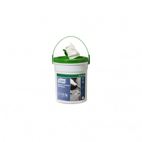 Surface Cleaning Wet Wipes TORK 190594, kibirėlyje, 58 pcs., 27 x 27 cm, white