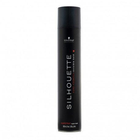SCHWARZKPOF SILHOUETTE SPRAY CAPILAR FIJADOR FORMULA INVISIBLE 500ML VAPORIZADOR
